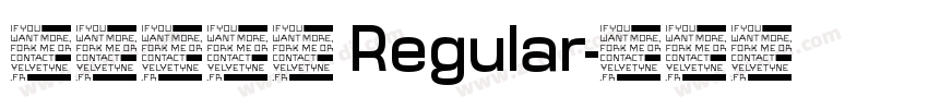 尔雅双刀宋 Regular字体转换